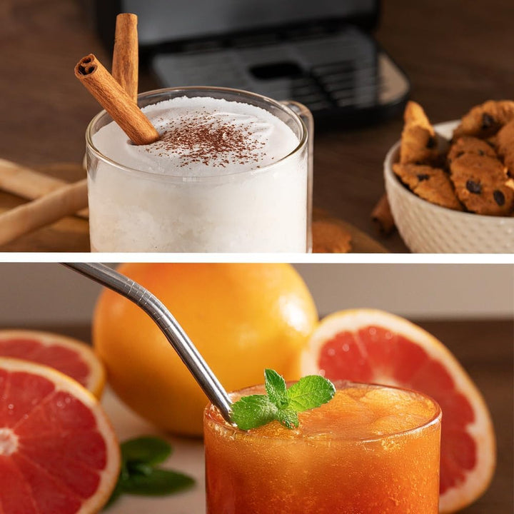 Cecotec Slush-Eis Maschine 2,6 L Twist&Ice 2600, Getränke fertig in 15-60 Minuten, Touch-Steuerung,