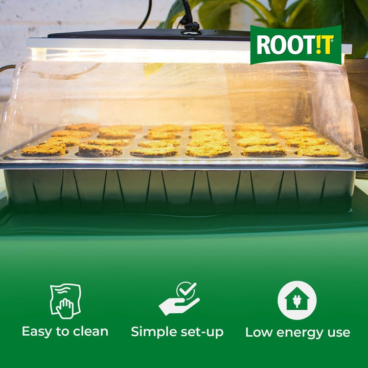 ROOT!T Root Hobby Heizmatte, 11 W, 350 mm x 250 mm, Schwarz, Grösse S - 11 W Small-11W, Small-11W