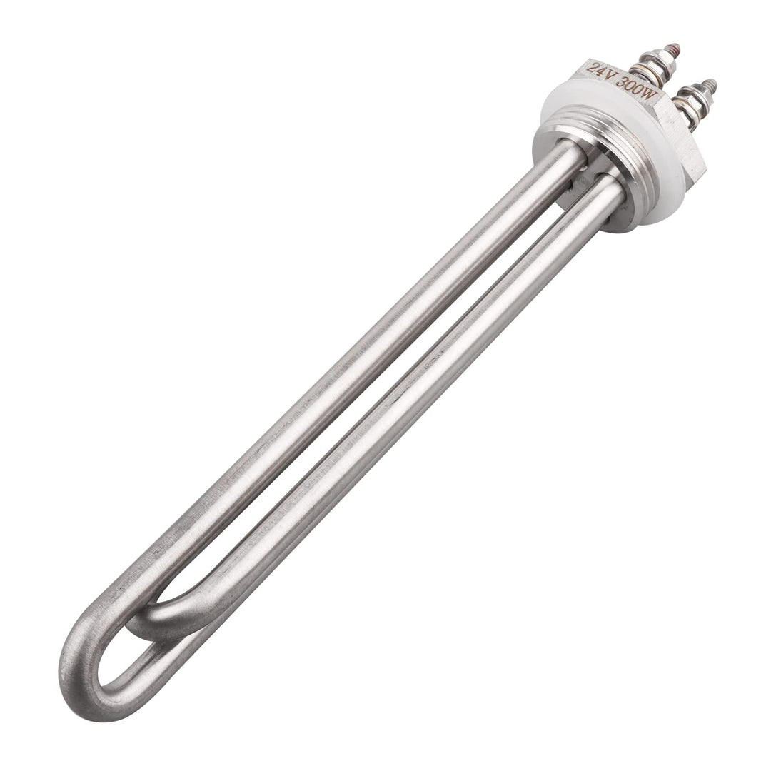 AIICIOO Heizelement Edelstahl 1 Zoll 2U 24V 300W, 24V 300W