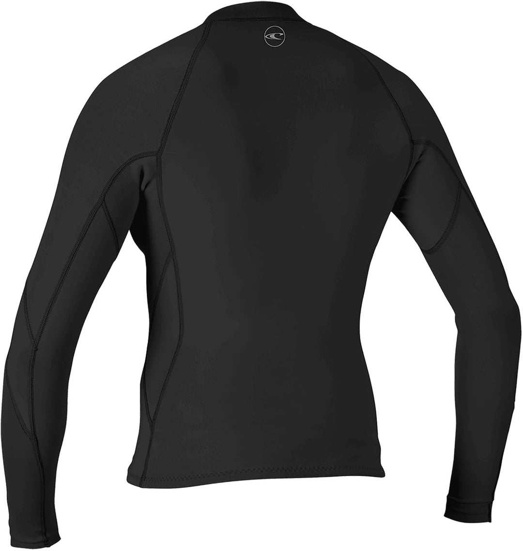 O';Neill Womens Reactor II 1,5 mm Neopren-Neoprenanzugjacke mit Reissverschluss vorne in Schwarz - L