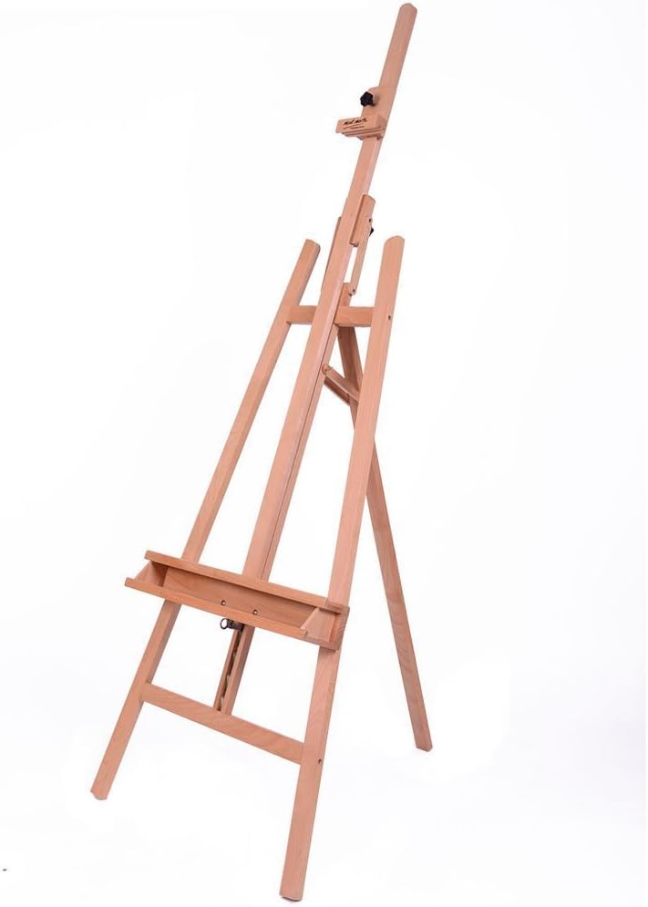Mont Marte Neigbare Staffelei aus Holz, Klassische Staffelei mit A-Rahmen für alle Künstler