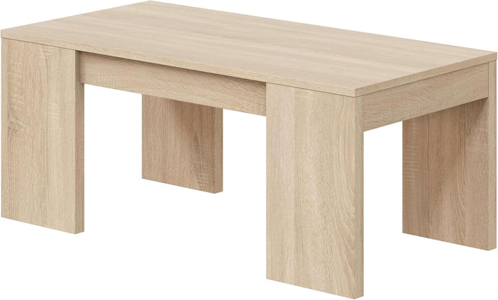 Habitdesign 001637F - Modell Kendra, Esstisch, Kanadische Eiche, Masse: 100 cm (Breite) x 43-54 cm (