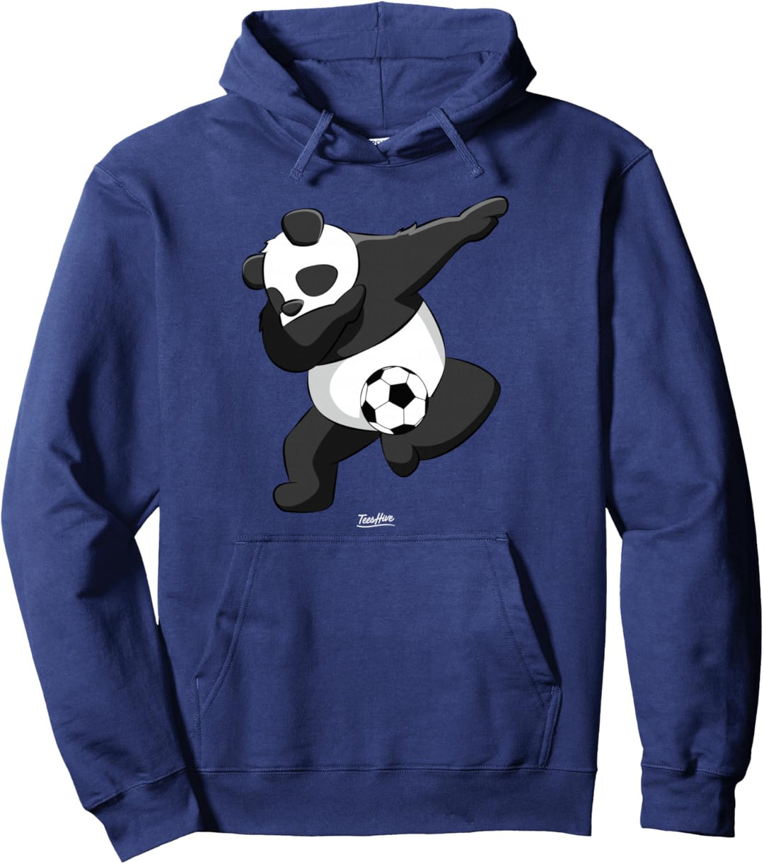 Dabbing Panda Soccer Pullover Hoodie