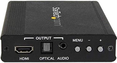 StarTech.com VGA auf HDMI Konverter mit Skalierer, VGA zu HDMI Scaler mit Audio, 1920x1200