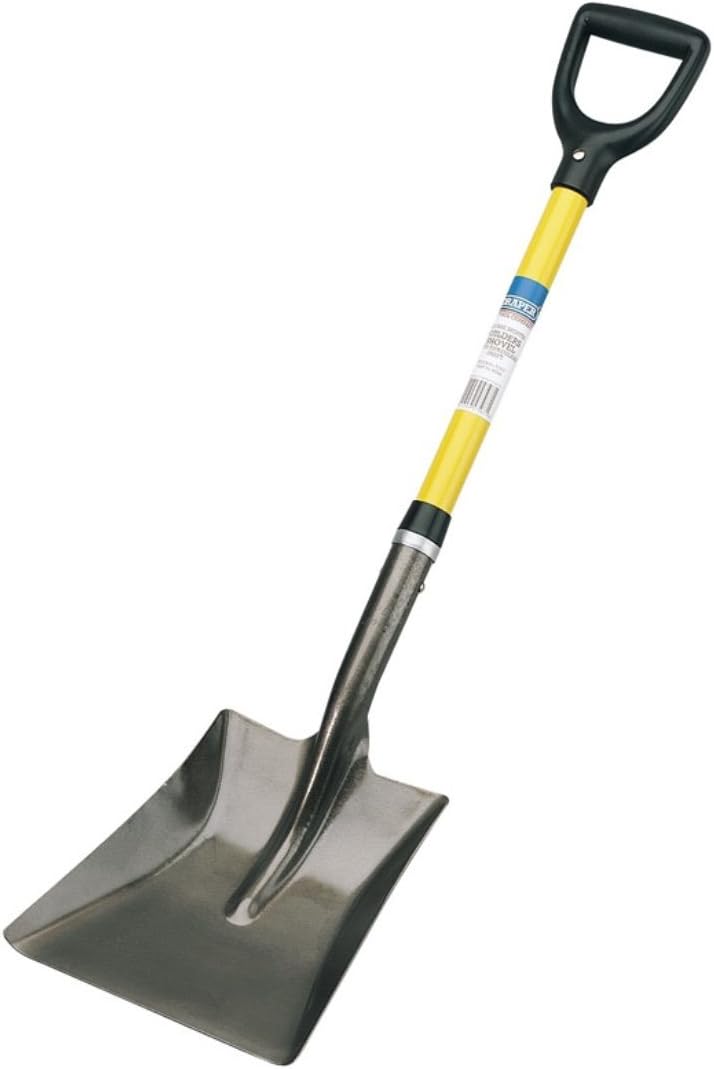 Draper 57567 Square-Mouth Shovel with Fibreglass Handle Quadratischer Mund, Quadratischer Mund