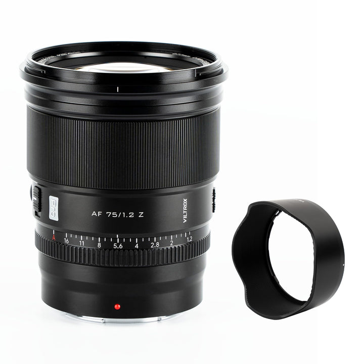VILTROX AF 75mm F1.2 Pro Objektiv für Nikon Z-Mount APS-C, Autofokus Portrait Lens kompatibel mit Z5