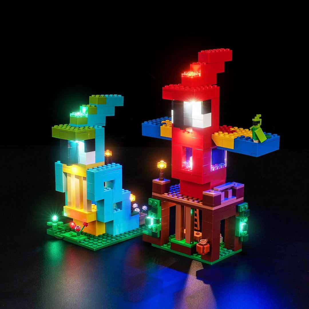 Led Licht Set Kompatibel mit Lego The Parrot Houses 21282 (Kein Modell), Dekorationsbeleuchtungsset