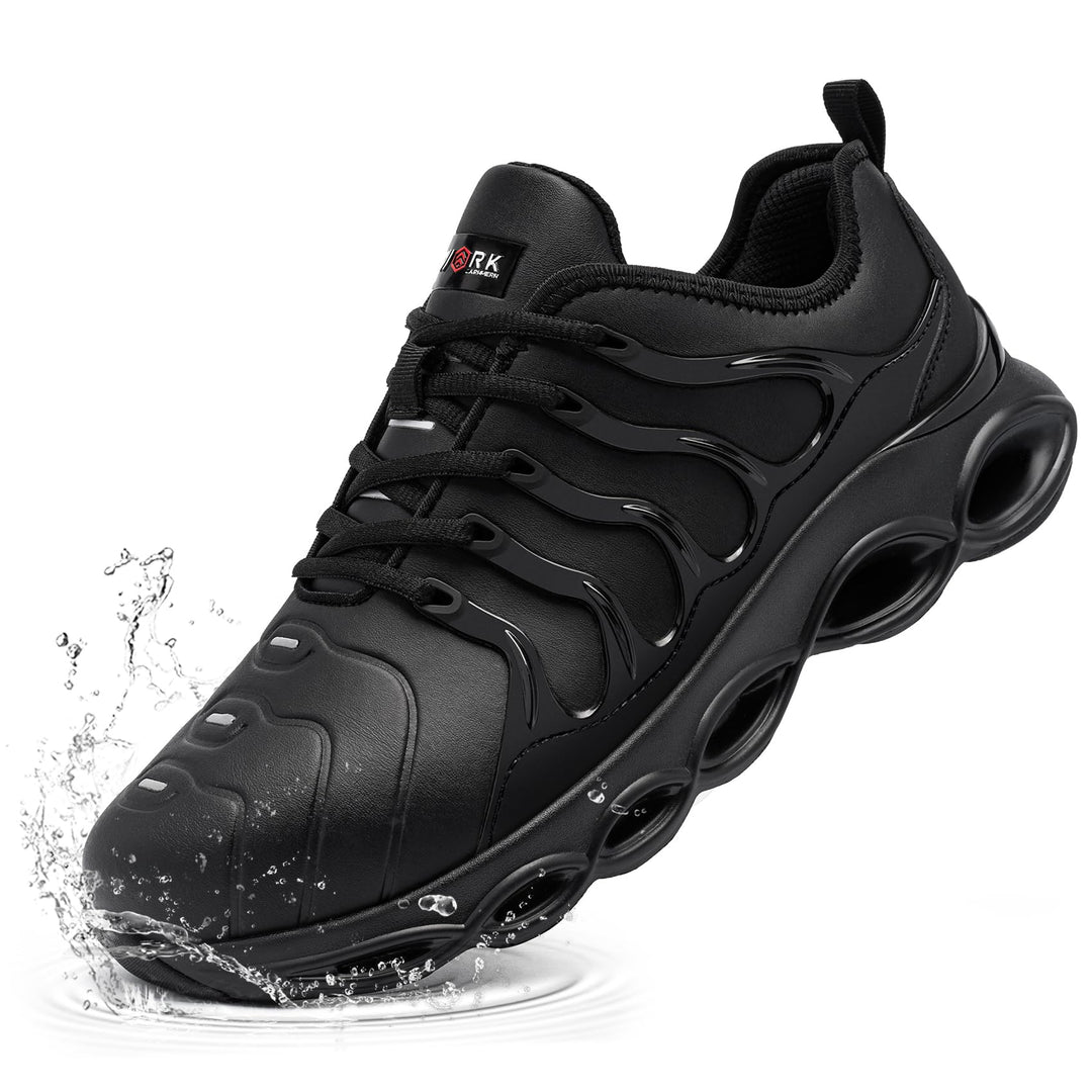 LARNMERN Sicherheitsschuhe Herren Arbeitsschuhe Wasserdicht Mode Dämpfung Arbeitsturnschuhe Leicht K