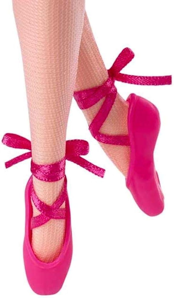 Barbie GHT41 - Barbie Signature Ballet Wishes Puppe, ca. 30 cm gross, mit Tutu, Spitzenschuhen und D