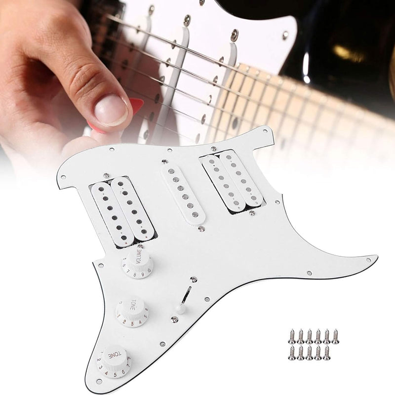 Gitarren Schlagbrett, Prewired Schlagbrett Loaded Pickguard mit Humbucker Tonabnehmer Set für Ersatz