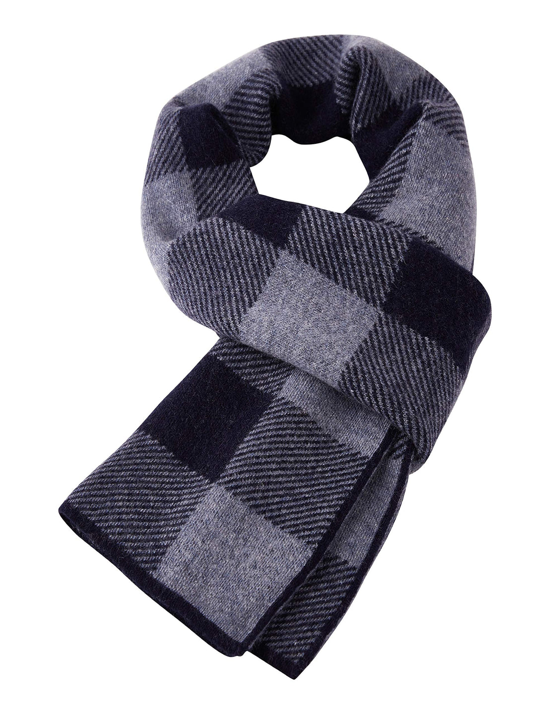 Herren Kaschmir Schal (65% Wolle+35% Kaschmir) Wolleschal Strickschal Herrenschal Extra Warm Weich f