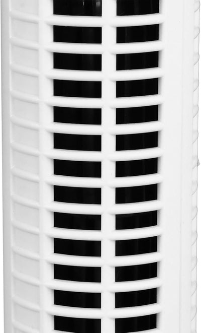EIMSOAH Turmventilator für Schlafzimmer, 90 Grad Oszillierender Ventilator, Leiser Tragbarer USB-Tis