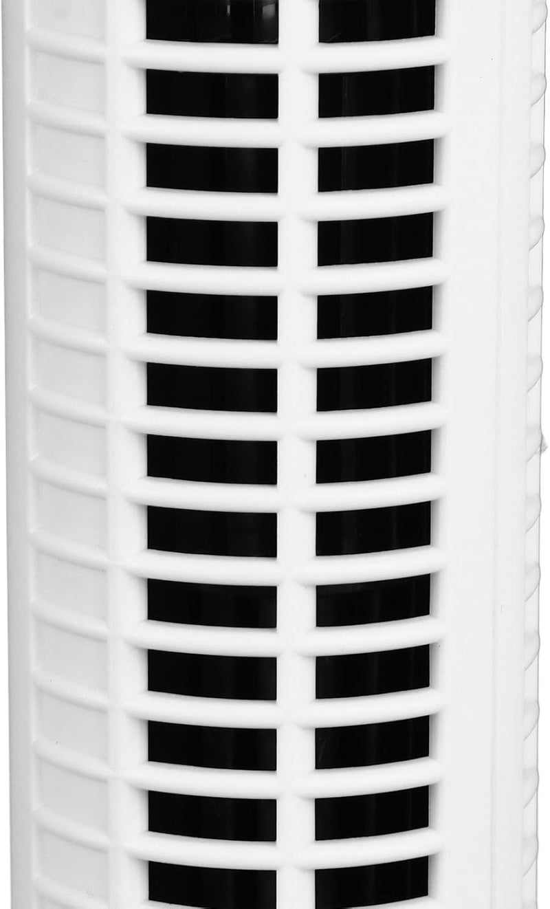 EIMSOAH Turmventilator für Schlafzimmer, 90 Grad Oszillierender Ventilator, Leiser Tragbarer USB-Tis