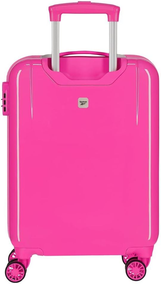 Reebok Maveryck Kabinenkoffer Pink 38 x 55 x 20 cm starres ABS-Seitenkombinationsschloss 34 l 2,86 k