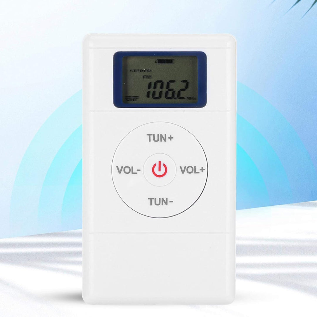 ASHATA Batteriebetriebenes tragbares Taschenradio, Digital Tuning FM Radio Hochempfindlicher tragbar