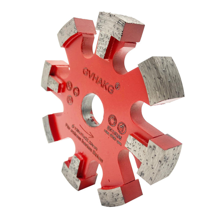 Diamant Frässcheibe/Räumscheibe120mm, 17 mm Räumscheibe 8 Segmente Für Fussbodenheizung Sehr harte B