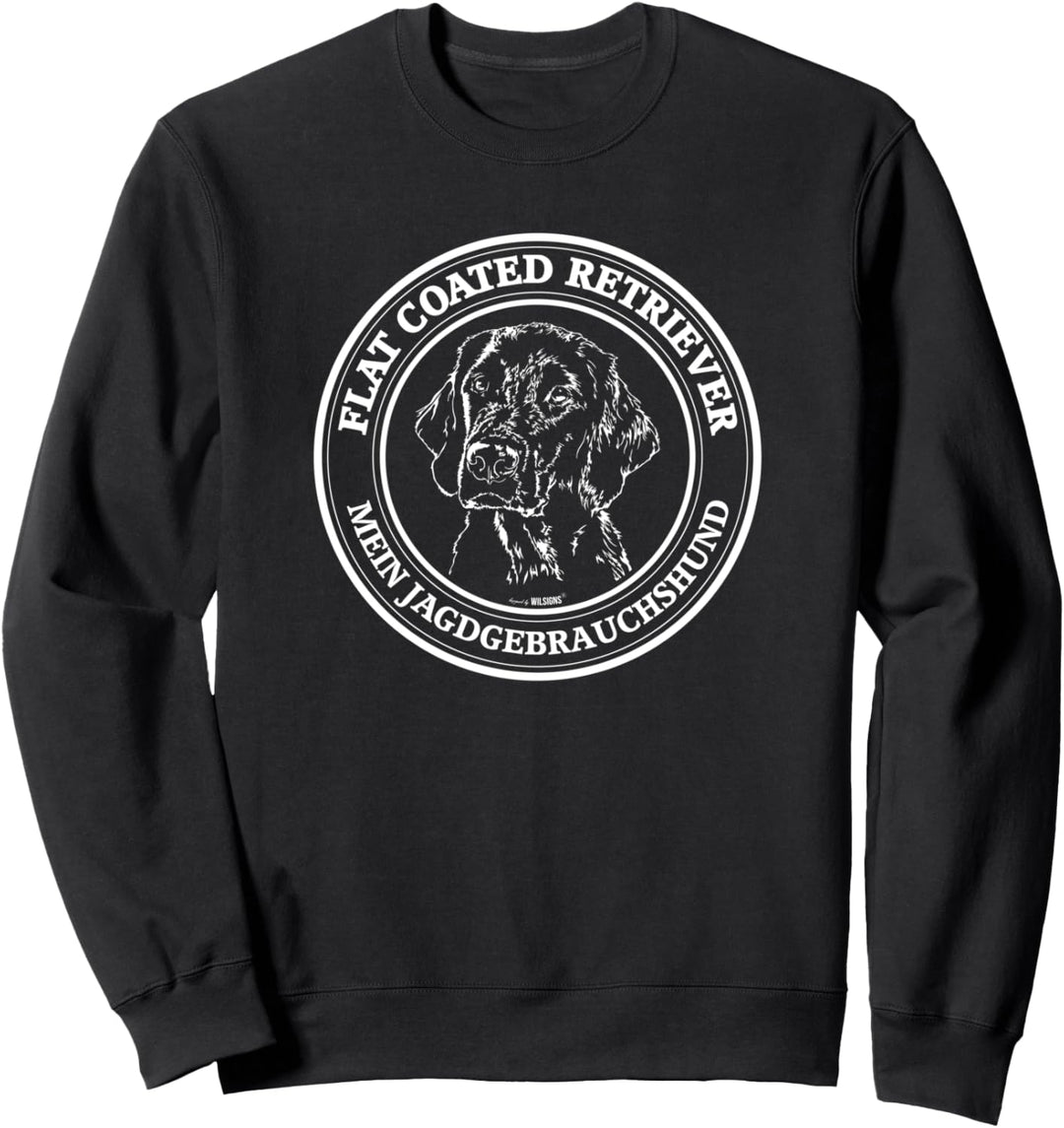 Flat Coated Retriever Jagdgebrauchshund Hund Jäger Jagdhunde Sweatshirt