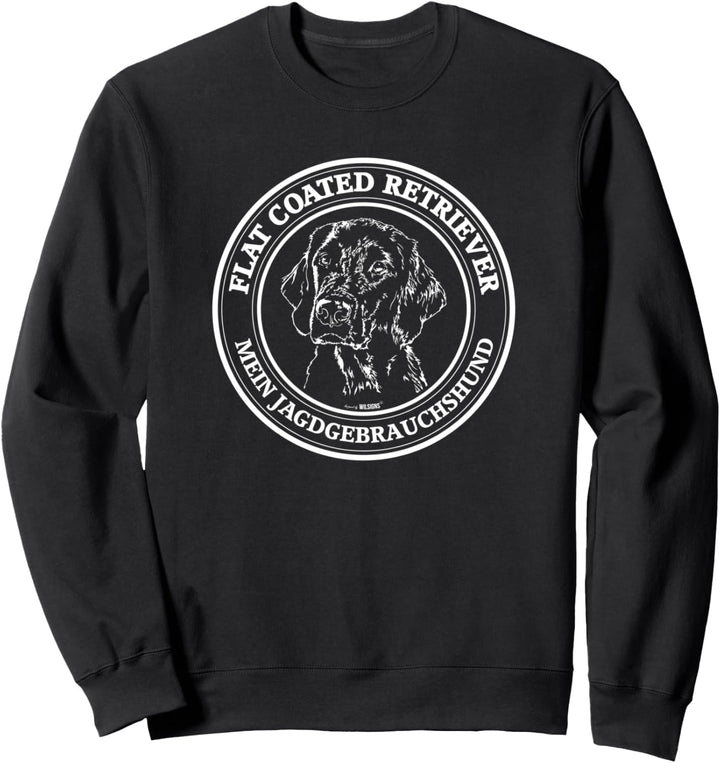 Flat Coated Retriever Jagdgebrauchshund Hund Jäger Jagdhunde Sweatshirt