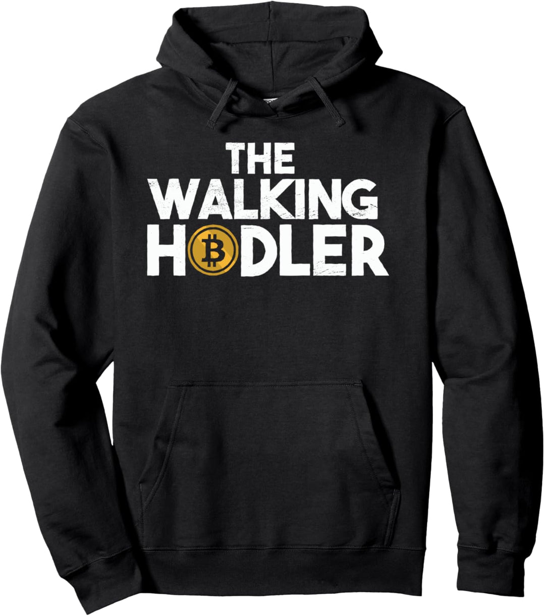 Walking Hodler Bitcoin Pullover Hoodie