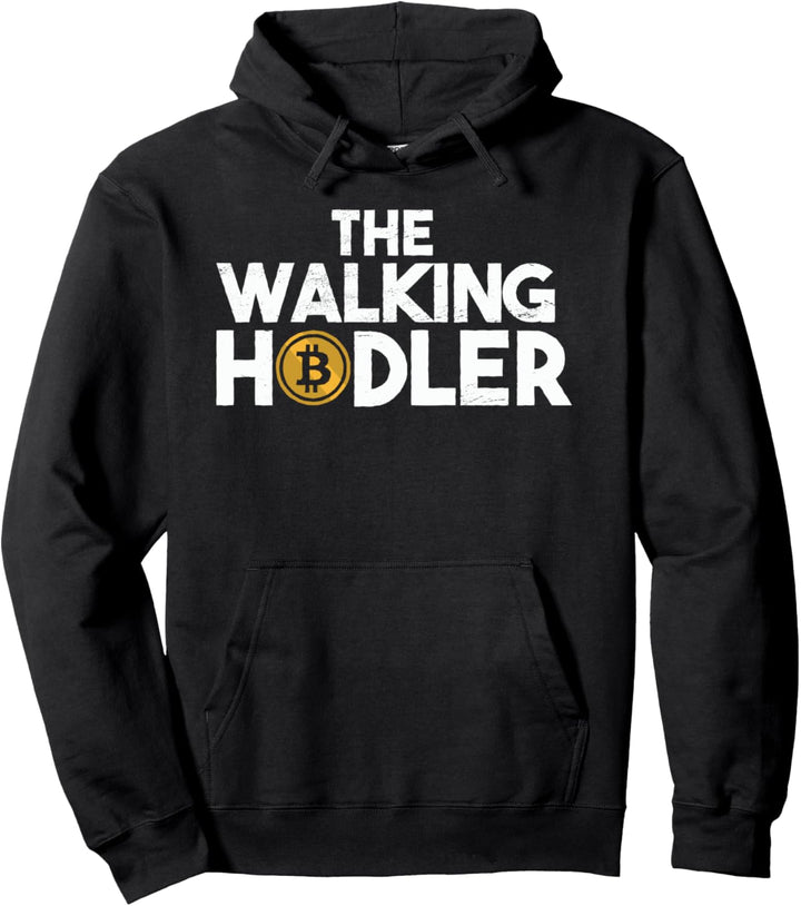 Walking Hodler Bitcoin Pullover Hoodie