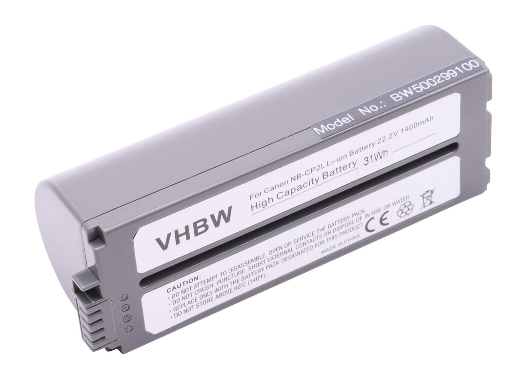 vhbw Akku kompatibel mit Canon Selphy CP-1200, CP-1000, CP-100, CP-1300, CP-1500, CP-200, CP-220 Fot