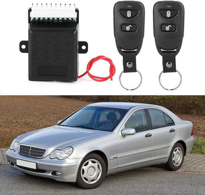 KIMISS Car Remote Lock, Universal Auto Zentralalarmsystem Fernbedienung Diebstahlsicherungs-Kit