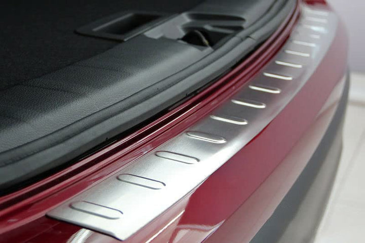 Ladekantenschutz Edelstahl MATT kompatibel für NISSAN QASHQAI II, J11, 2013-2016 | mit Abkantung | p