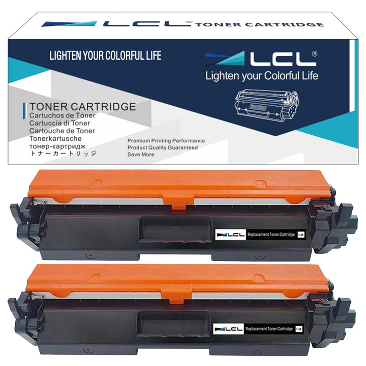 LCL Kompatibel Tonerkartusche 30A CF230A 20A CF220A (2 Schwarz) Ersatz für HP Laserjet Pro M203dn 20