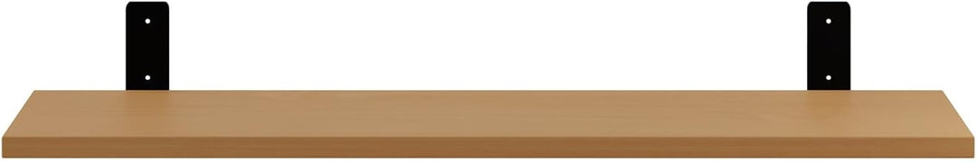 AKKE Hängeregal Wandregal Regalbrett - 50 cm Möbelplatte Metall - Regal - Loft Breto Bayerische Buch