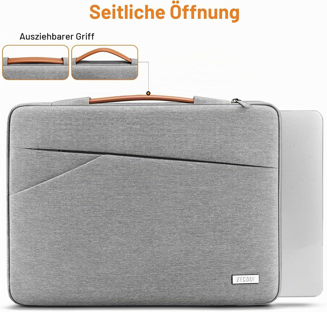 TECOOL 14 Zoll Laptop Tasche Hülle Laptoptasche für 14 Zoll Lenovo HP Dell Acer Asus Notebook Chrome