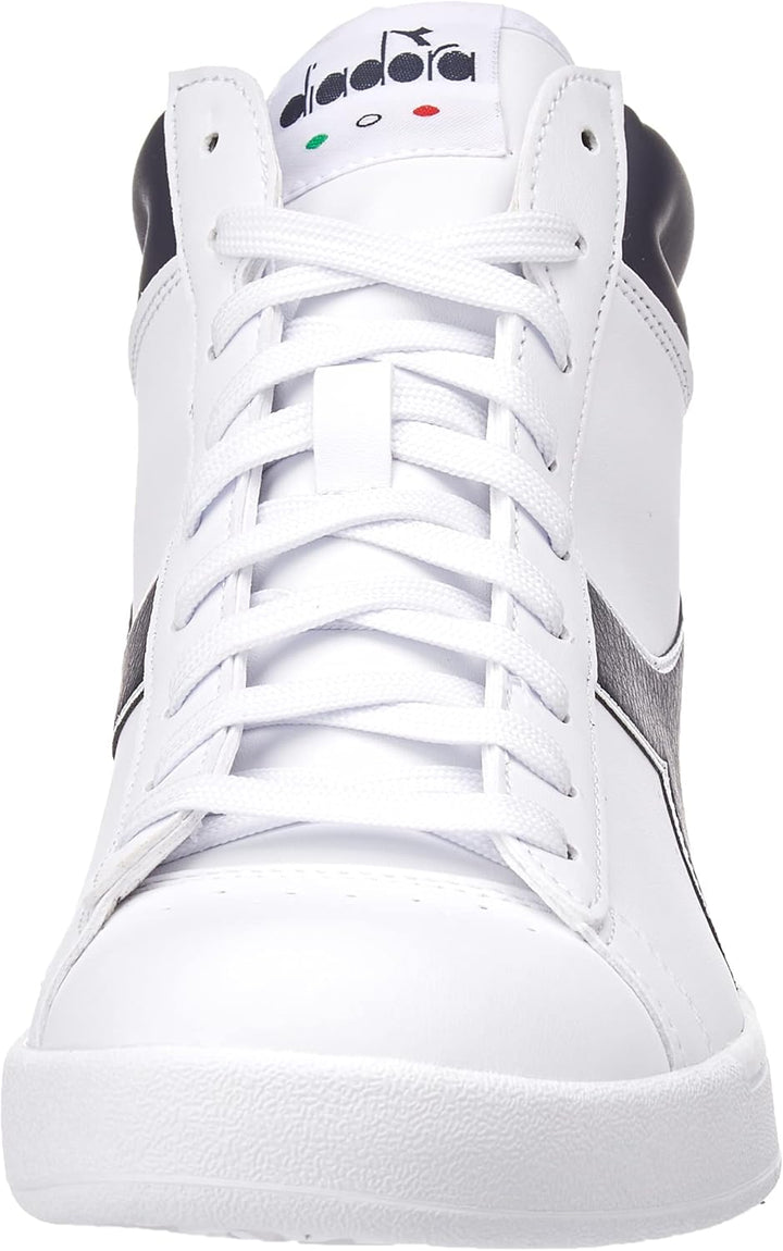 Diadora Unisex Torneo High Gymnastikschuh 38.5 EU Weiss Blau, 38.5 EU Weiß Blau