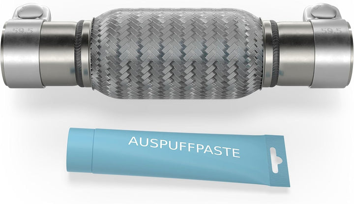 ATP Flexrohr Universal Edelstahl Interlock 45 x 200 x 310 mm mit 2 Schellen Montage ohne Schweissen