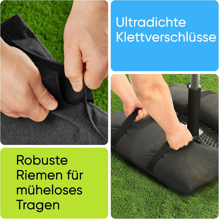 Rhino BaseMate Füllbare Sandsäcke für den Aussenbereich,wetterfeste Sandsäcke zum Gewicht,gewölbte S