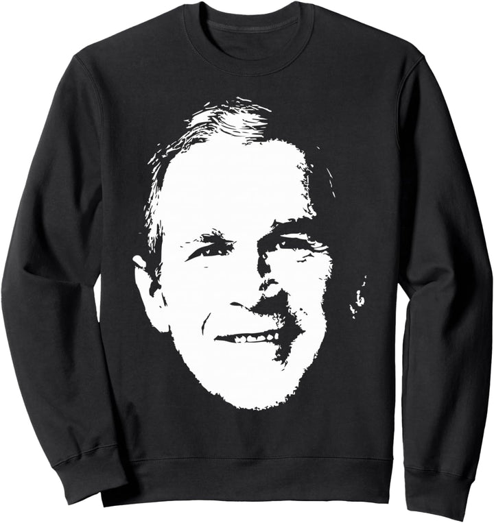 George W. Bush Minimalistische Pop Art Sweatshirt