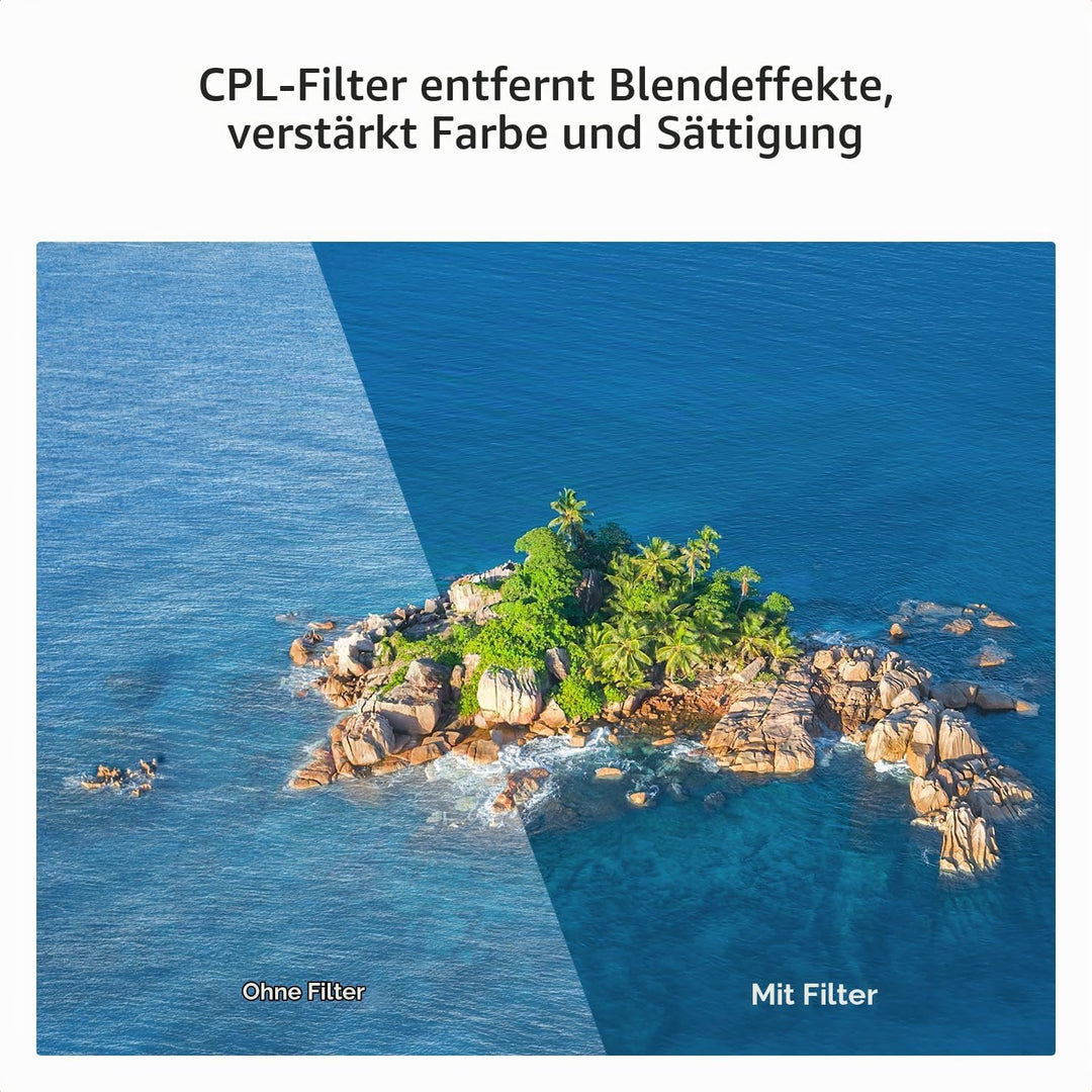 K&amp;F Concept Mini 4 Pro Filterset,4 Stück CPL,UV,ND8, ND16 Filter Kompatibel mit DJI Mini 4 Pro, mit