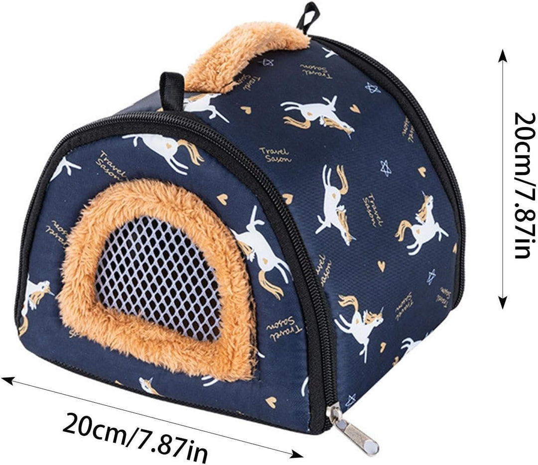 Pet Carriertasche, Hamster -Trägertasche - Hedgehog -Träger Windschutzkoffer,Tragen Sie den ausgehen