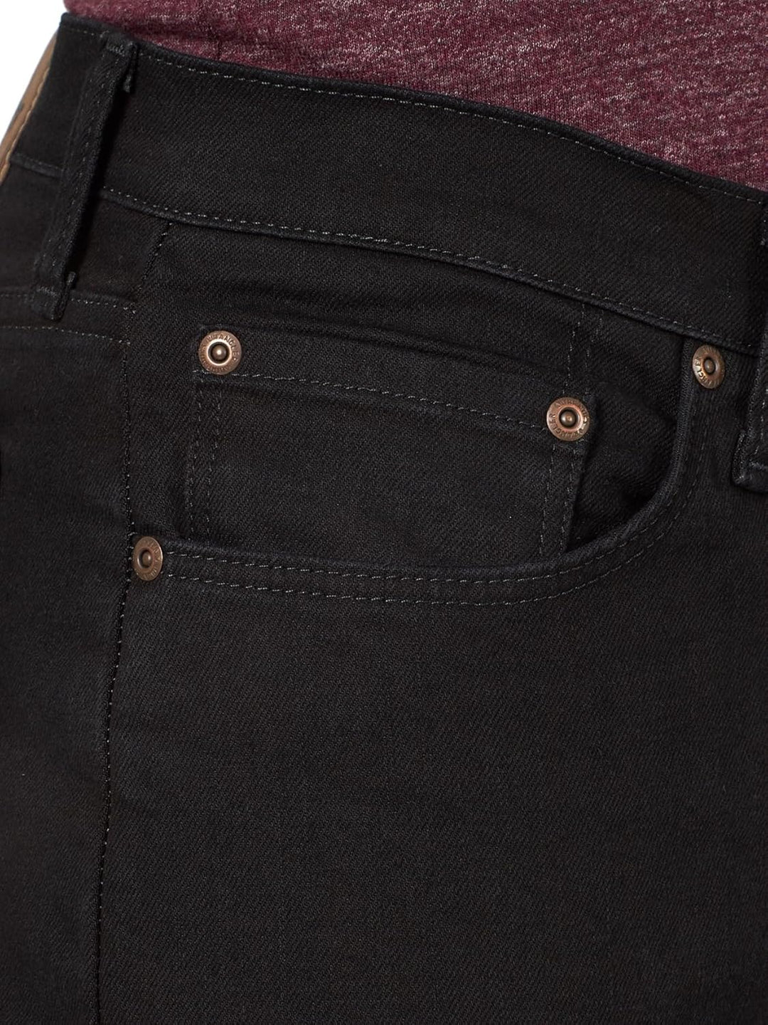 Wrangler Herren Authentics Men's Classic Relaxed Fit Flex Jeans 28W / 30L Schwarz, 28W / 30L Schwarz