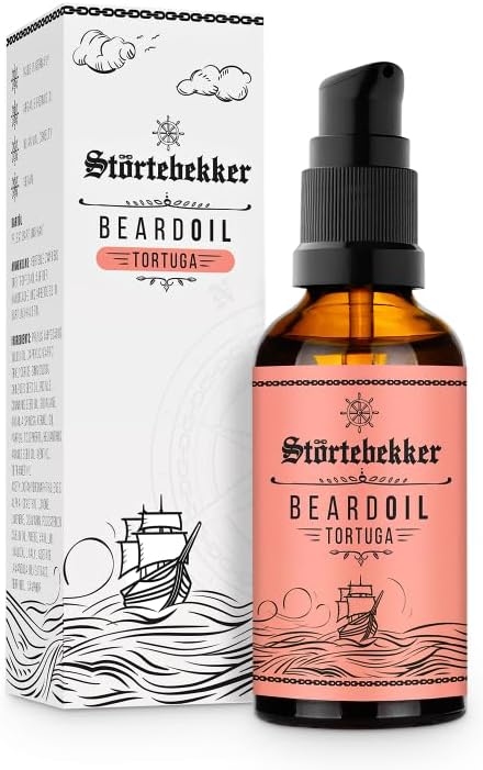 Störtebekker® Premium Bartpflege Set für Männer - inkl. Bartöl Tortuga, Bartkamm und Bartbürste - pe