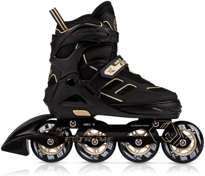 Nils Extreme Inliner für Erwachsene und Kinder - Rollerskates Grössenverstellbar - Inline Skates Mäd