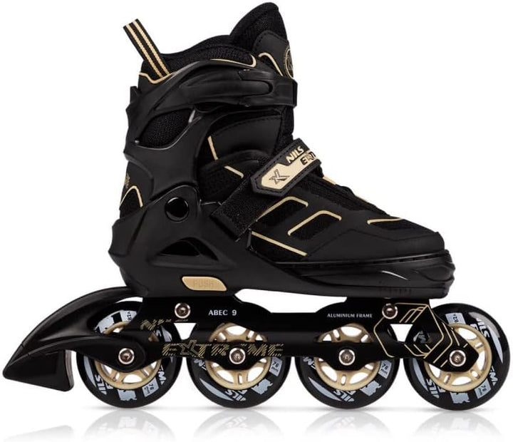 Nils Extreme Inliner für Erwachsene und Kinder - Rollerskates Grössenverstellbar - Inline Skates Mäd