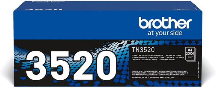 Brother Original Tonerkassette TN-3520 schwarz (für Brother HL-L6400DW, HL-L6400DWTT, MFC-L6900DW) O