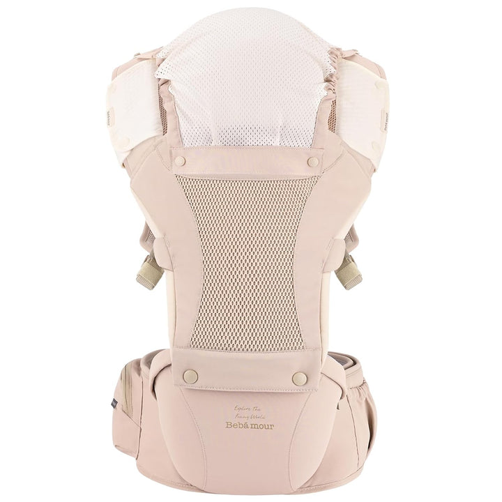 Bebear Babytrage für 0-36 Monate, 3D Air Mesh Rucksack für Neugeborene bis Kleinkinder,ergonomischer