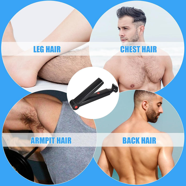 Rückenrasierer Herren Elektrisch, Körpertrimmer Herren, Haarschneider Körper Männer, Brust Trimmer,