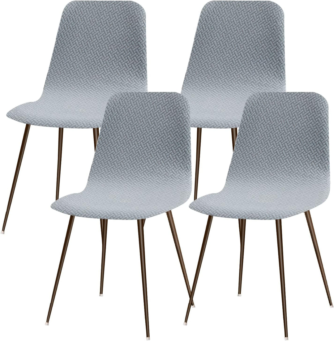 Lydevo Stuhlhussen 4er Esszimmer Strech Stuhlhussen für Esszimmerstühle Universal Waschbar Bezug Stu