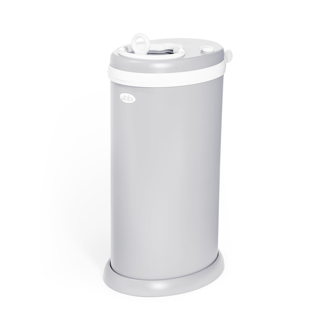 Ubbi Steel Diaper Pail, Odor Locking, No Special Bag Required, Award-Winning, Registry Must-Have, Gr