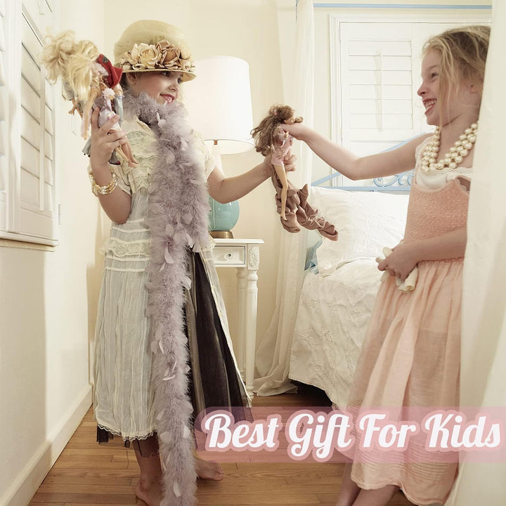28 Stück Kleidung und Zubehör Kompatibel mit Barbie Puppen, 3 Fashion Kleider 3 Freizeitbekleidung K