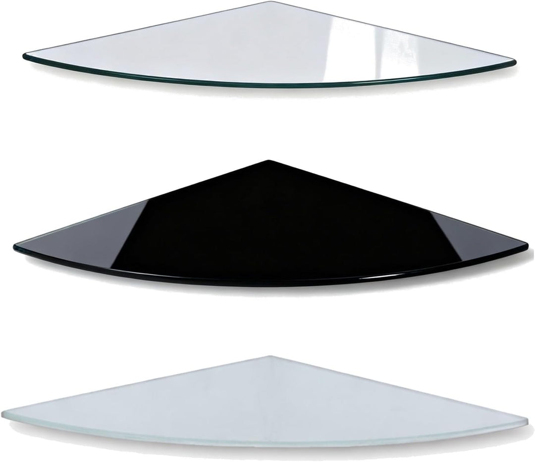 Glas-Bodenplatte Viertelkreis – Sicherheitsglas für Kaminofen, Ecktisch & Wohnbereich, Blumenecke We
