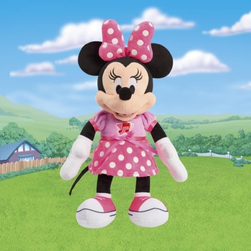 Disney Minnie MCN21 Plüschtier mit Musik und Sound, 30 cm, Spielzeug für Kinder ab 3 Jahren, MCN21