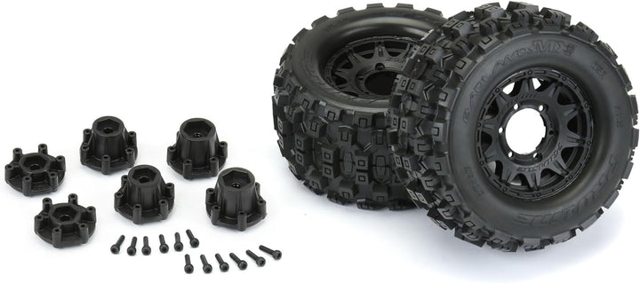 1/10 Badlands MX28 F/R 2.8" MT Tires MTD 12mm/14mm Black Raid (2)