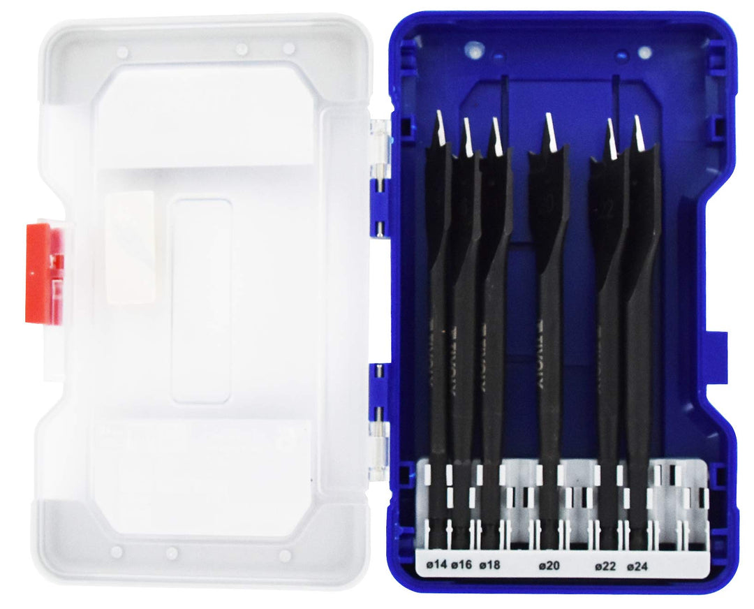 Tivoly 10802570001 Ranger T6 Flat Wood Technic Holzbohrer-Set, flach